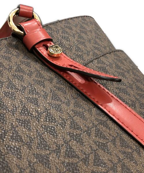 MICHAEL KORS（マイケルコース）MICHAEL KORS (マイケルコース) モノグラムトートバッグ ブラウンの古着・服飾アイテム