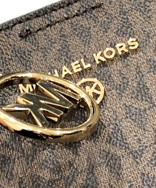 MICHAEL KORS（マイケルコース）MICHAEL KORS (マイケルコース) モノグラムトートバッグ ブラウンの古着・服飾アイテム