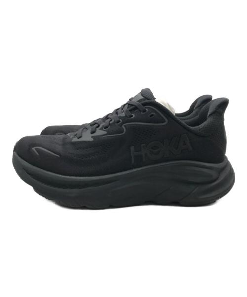 HOKA（ホカ）HOKA (ホカ) MENS CLIFTON 10 ローカットスニーカー ブラック サイズ:26.5cmの古着・服飾アイテム