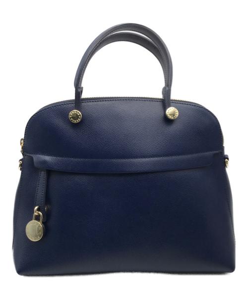 FURLA（フルラ）FURLA (フルラ) 2WAYバッグ ネイビーの古着・服飾アイテム