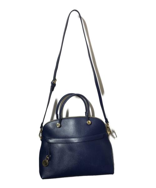 FURLA（フルラ）FURLA (フルラ) 2WAYバッグ ネイビーの古着・服飾アイテム