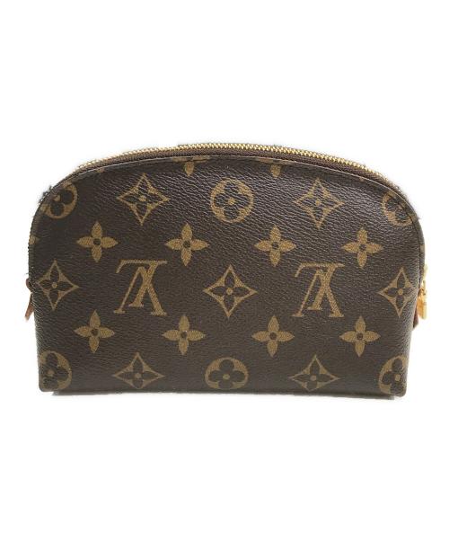 LOUIS VUITTON（ルイ ヴィトン）LOUIS VUITTON (ルイ ヴィトン) コスメポーチ ブラウンの古着・服飾アイテム