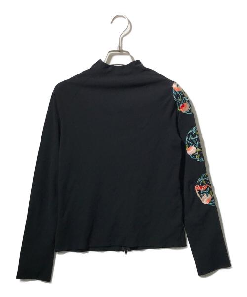 VIVIENNE TAM（ヴィヴィアンタム）VIVIENNE TAM (ヴィヴィアンタム) ジップカットソー ブラック サイズ:1の古着・服飾アイテム