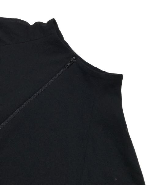 VIVIENNE TAM（ヴィヴィアンタム）VIVIENNE TAM (ヴィヴィアンタム) ジップカットソー ブラック サイズ:1の古着・服飾アイテム