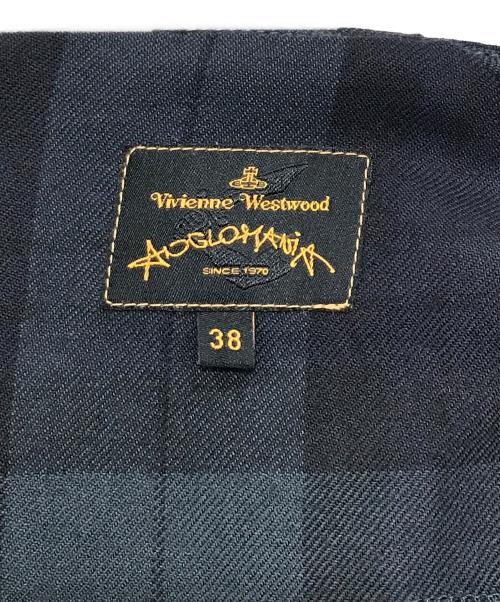 Vivienne Westwood（ヴィヴィアンウエストウッド）Vivienne Westwood (ヴィヴィアンウエストウッド) チェックタイトスカート グリーン サイズ:Ｍの古着・服飾アイテム