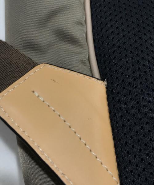 Felisi（フェリージ）Felisi (フェリージ) リモンタナイロン×シュリンクレザー バックパック ブラウンの古着・服飾アイテム