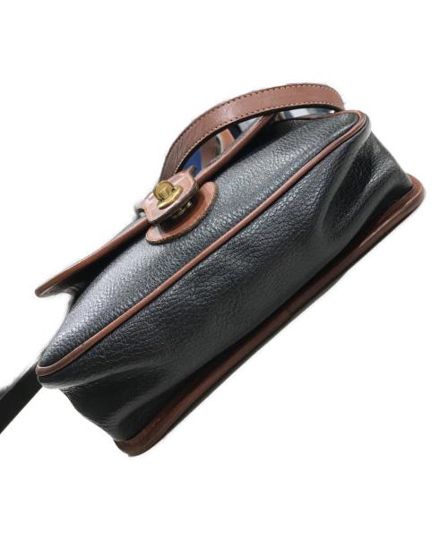 COACH（コーチ）COACH (コーチ) ショルダーバッグ ブラック×ブラウンの古着・服飾アイテム