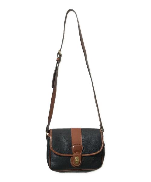 COACH（コーチ）COACH (コーチ) ショルダーバッグ ブラック×ブラウンの古着・服飾アイテム