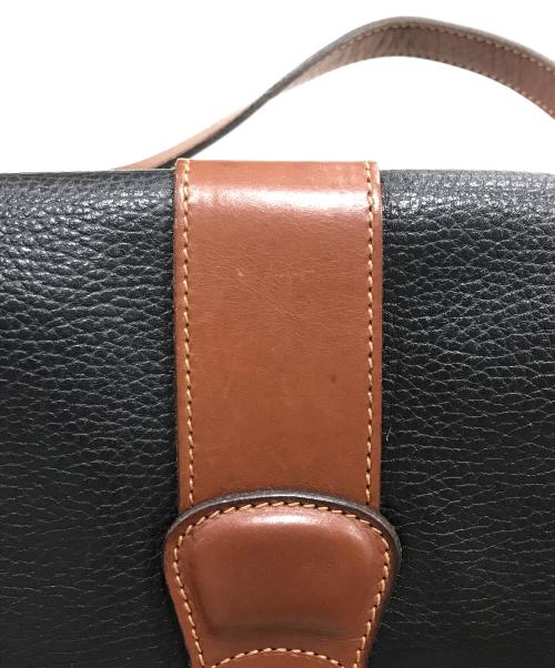 COACH（コーチ）COACH (コーチ) ショルダーバッグ ブラック×ブラウンの古着・服飾アイテム