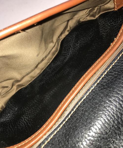 COACH（コーチ）COACH (コーチ) ショルダーバッグ ブラック×ブラウンの古着・服飾アイテム