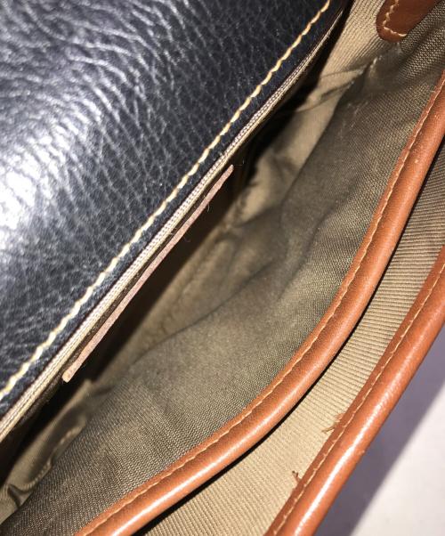 COACH（コーチ）COACH (コーチ) ショルダーバッグ ブラック×ブラウンの古着・服飾アイテム