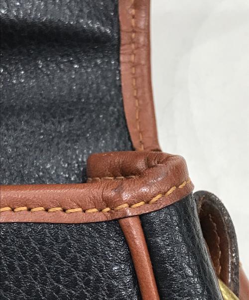 COACH（コーチ）COACH (コーチ) ショルダーバッグ ブラック×ブラウンの古着・服飾アイテム
