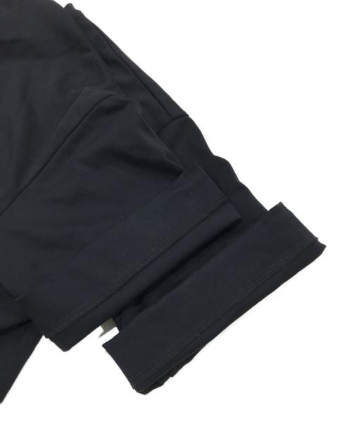 UNITED ARROWS TOKYO（ユナイテッドアローズトウキョウ）UNITED ARROWS TOKYO (ユナイテッドアローズトウキョウ) エンブロイダリープリーツ コンビ Tシャツ ブラック サイズ:表記なしの古着・服飾アイテム