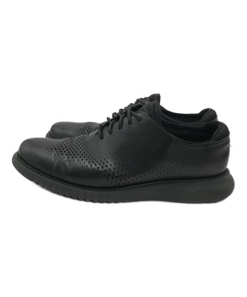 COLE HAAN（コールハーン）COLE HAAN (コールハーン) ゼログランド レーザー ウィング オックスフォード ブラック サイズ:9 1/2の古着・服飾アイテム