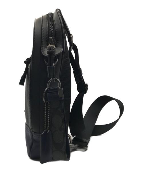 COACH（コーチ）COACH (コーチ) ボディーバッグ ネイビー×グレーの古着・服飾アイテム