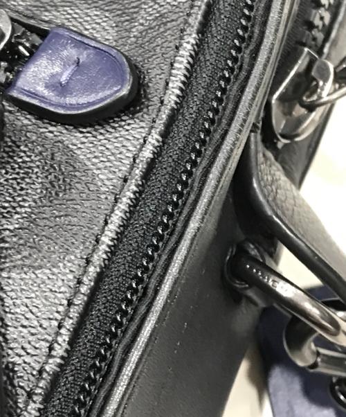 COACH（コーチ）COACH (コーチ) ボディーバッグ ネイビー×グレーの古着・服飾アイテム