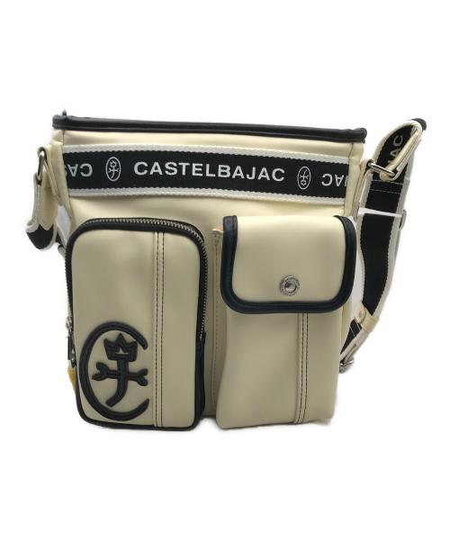 CASTELBAJAC（カステルバジャック）CASTELBAJAC (カステルバジャック) ショルダーバッグ アイボリーの古着・服飾アイテム