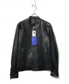PS Paul SmithＰＳポールスミス）の古着「ラムレザージャケット」｜ブラック