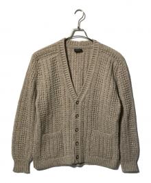 BROOKS BROTHERS（ブルックスブラザーズ）の古着「ウールニットカーディガン」｜ブラウン