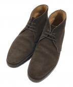Crockett & Jonesクロケット＆ジョーンズ）の古着「CHILTERN スウェードチャッカブーツ」｜ブラウン