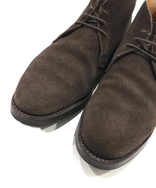 Crockett & Jones（クロケット＆ジョーンズ）Crockett & Jones (クロケット＆ジョーンズ) CHILTERN スウェードチャッカブーツ ブラウン サイズ:7Eの古着・服飾アイテム