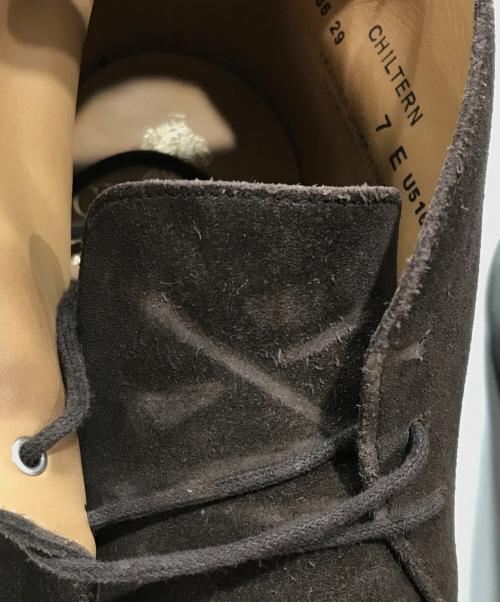 Crockett & Jones（クロケット＆ジョーンズ）Crockett & Jones (クロケット＆ジョーンズ) CHILTERN スウェードチャッカブーツ ブラウン サイズ:7Eの古着・服飾アイテム