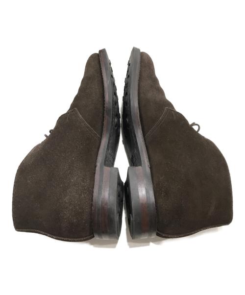 Crockett & Jones（クロケット＆ジョーンズ）Crockett & Jones (クロケット＆ジョーンズ) CHILTERN スウェードチャッカブーツ ブラウン サイズ:7Eの古着・服飾アイテム