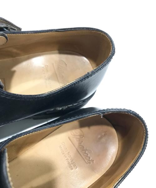 PARABOOT（パラブーツ）PARABOOT (パラブーツ) WILLIAM ダブルモンクストラップシューズ ブラック サイズ:6　1/2の古着・服飾アイテム