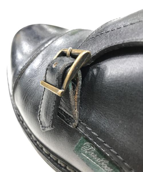 PARABOOT（パラブーツ）PARABOOT (パラブーツ) WILLIAM ダブルモンクストラップシューズ ブラック サイズ:6　1/2の古着・服飾アイテム