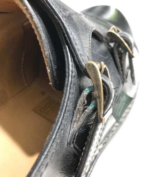 PARABOOT（パラブーツ）PARABOOT (パラブーツ) WILLIAM ダブルモンクストラップシューズ ブラック サイズ:6　1/2の古着・服飾アイテム