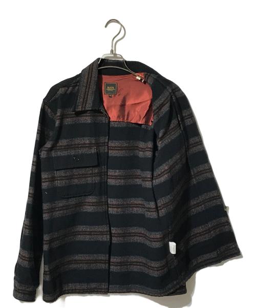 RATS（ラッツ）RATS (ラッツ) ネイティブボーダーCPOジャケット ブラック×オレンジ サイズ:Mの古着・服飾アイテム
