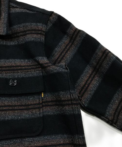 RATS（ラッツ）RATS (ラッツ) ネイティブボーダーCPOジャケット ブラック×オレンジ サイズ:Mの古着・服飾アイテム