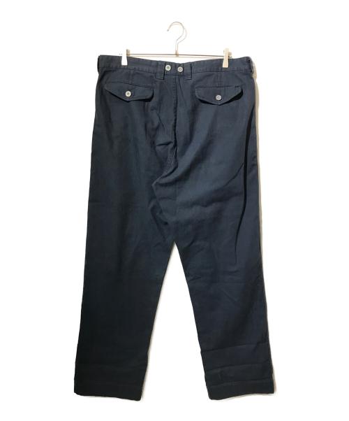NIGEL CABOURN LYBRO（ナイジェルケーボン ライブロ）NIGEL CABOURN LYBRO (ナイジェルケーボン ライブロ) ヘリンボーンワークパンツ ネイビー サイズ:38の古着・服飾アイテム