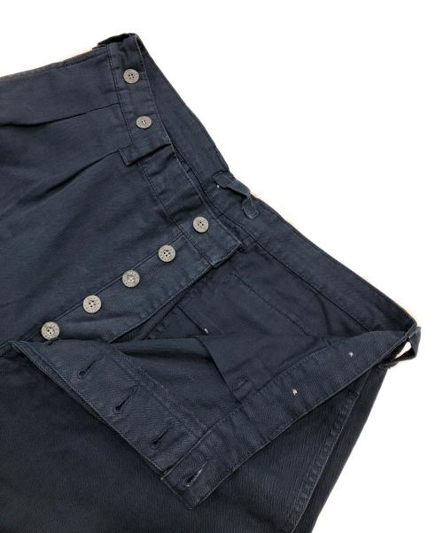 NIGEL CABOURN LYBRO（ナイジェルケーボン ライブロ）NIGEL CABOURN LYBRO (ナイジェルケーボン ライブロ) ヘリンボーンワークパンツ ネイビー サイズ:38の古着・服飾アイテム