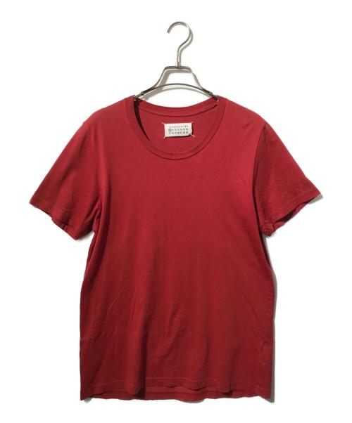 Maison Margiela（メゾンマルジェラ）Maison Margiela (メゾンマルジェラ) プレーンTEE/クルーネックTシャツ レッド サイズ:46の古着・服飾アイテム