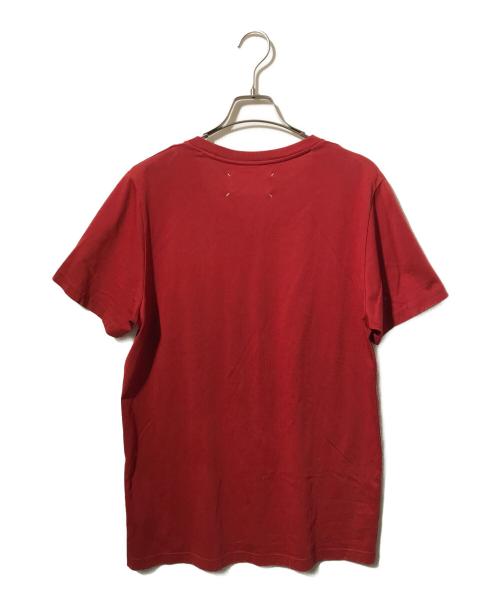 Maison Margiela（メゾンマルジェラ）Maison Margiela (メゾンマルジェラ) プレーンTEE/クルーネックTシャツ レッド サイズ:46の古着・服飾アイテム