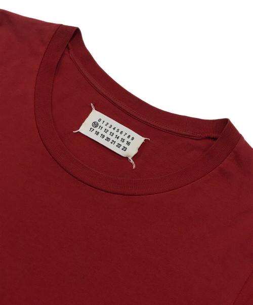 Maison Margiela（メゾンマルジェラ）Maison Margiela (メゾンマルジェラ) プレーンTEE/クルーネックTシャツ レッド サイズ:46の古着・服飾アイテム
