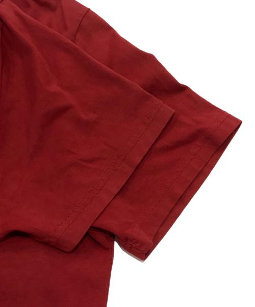 Maison Margiela（メゾンマルジェラ）Maison Margiela (メゾンマルジェラ) プレーンTEE/クルーネックTシャツ レッド サイズ:46の古着・服飾アイテム