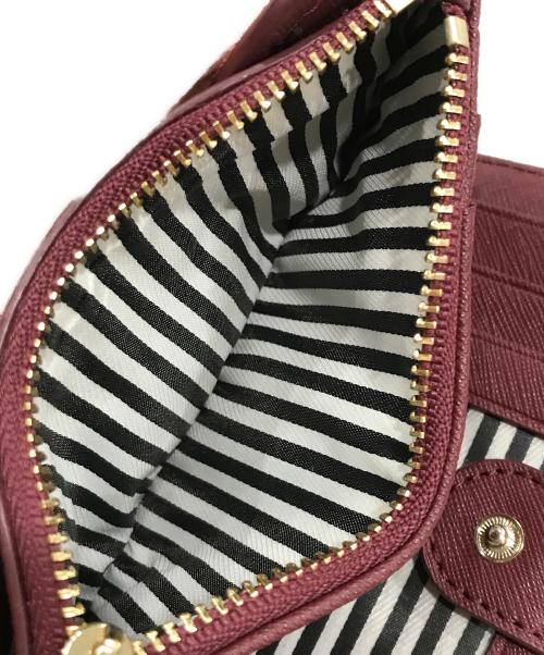 Kate Spade（ケイトスペード）Kate Spade (ケイトスペード) フォックス2つ折り財布 レッドの古着・服飾アイテム