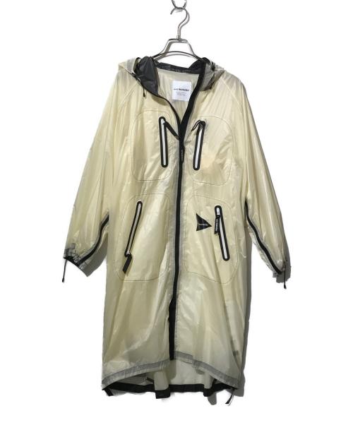 and wander（アンドワンダー）and wander (アンドワンダー) FLY Rain coat ベージュ サイズ:00の古着・服飾アイテム