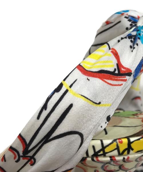 Christian Louboutin（クリスチャン・ルブタン）Christian Louboutin (クリスチャン・ルブタン) ルビタグオープントゥヒールパンプス マルチカラー サイズ:36の古着・服飾アイテム