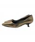 Roger Vivier (ロジェ ヴィヴィエ) エナメルパンプス ゴールド サイズ:34　1/2：13000円
