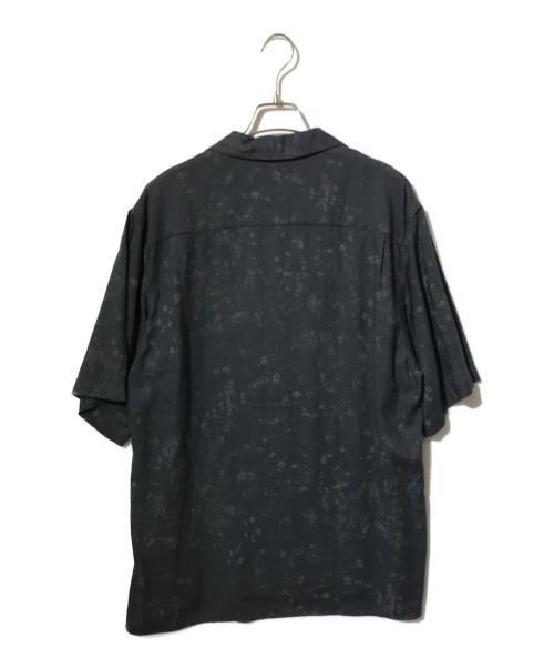 LAD MUSICIAN（ラッドミュージシャン）LAD MUSICIAN (ラッドミュージシャン) SMALL FLOWER SHORT SLEEVE OPEN COLLAR SHIRT ネイビー サイズ:44の古着・服飾アイテム