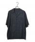 LAD MUSICIAN（ラッドミュージシャン）の古着「SMALL FLOWER SHORT SLEEVE OPEN COLLAR SHIRT」｜ネイビー