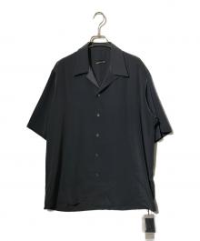 LAD MUSICIAN（ラッドミュージシャン）の古着「DECHINE OPEN COLLAR SHORT SLEEVE SHIRT」｜グレー