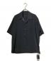 LAD MUSICIAN（ラッドミュージシャン）の古着「DECHINE OPEN COLLAR SHORT SLEEVE SHIRT」｜グレー