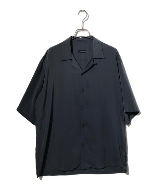 LAD MUSICIAN（ラッドミュージシャン）LAD MUSICIAN (ラッドミュージシャン) DECHINE SHORT SLEEVE OPEN COLLAR SHIRT グレー サイズ:44の古着・服飾アイテム