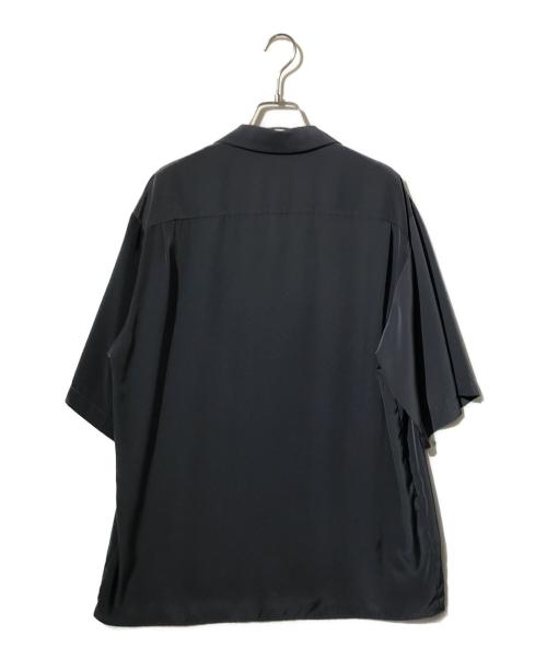 LAD MUSICIAN（ラッドミュージシャン）LAD MUSICIAN (ラッドミュージシャン) DECHINE SHORT SLEEVE OPEN COLLAR SHIRT グレー サイズ:44の古着・服飾アイテム
