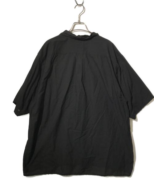 COMOLI（コモリ）COMOLI (コモリ) KHADIコットン 半袖オープンカラーシャツ ブラック サイズ:4の古着・服飾アイテム