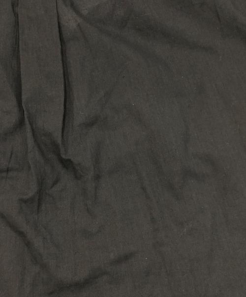 COMOLI（コモリ）COMOLI (コモリ) KHADIコットン 半袖オープンカラーシャツ ブラック サイズ:4の古着・服飾アイテム